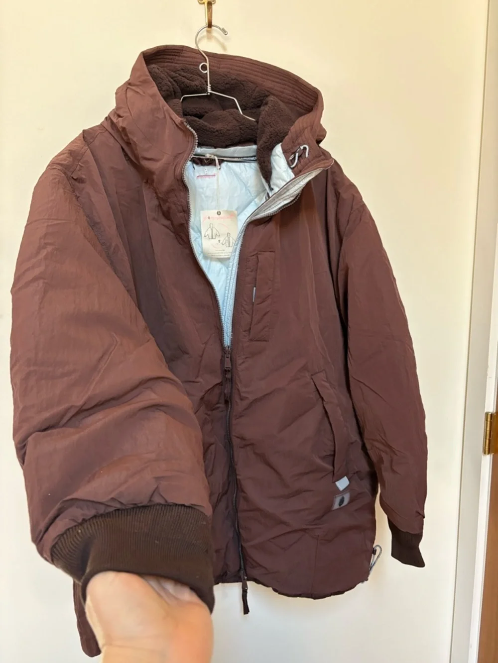 NWOT Free People FP Movement Roaming On Reversible Parka Size Medium